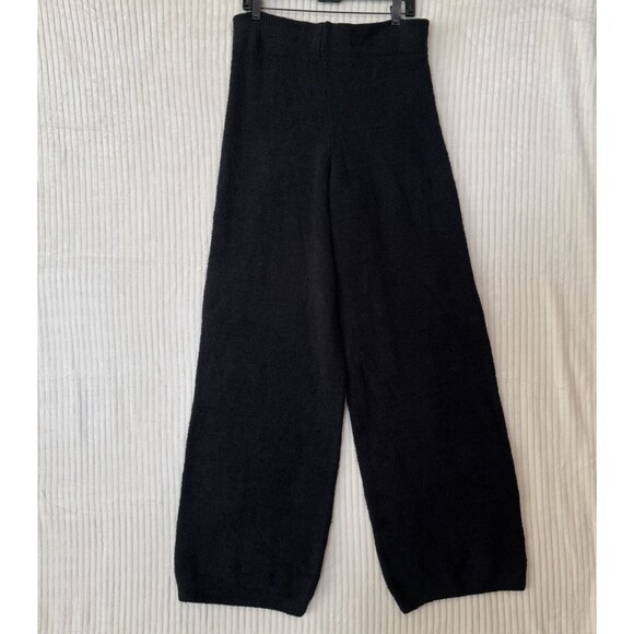 NWT SKIMS Cozy Pants Onyx Sz M Wide Leg Buttery Soft - Picture 5 of 12